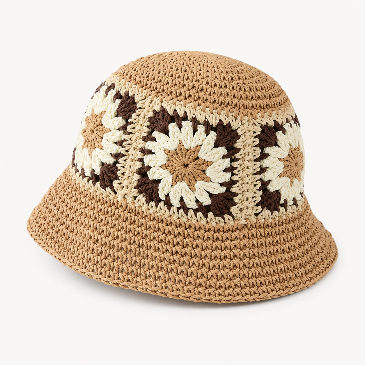 Beige Bucket Hat