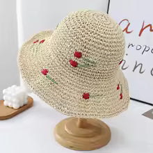 Cherry White Bucket Hat