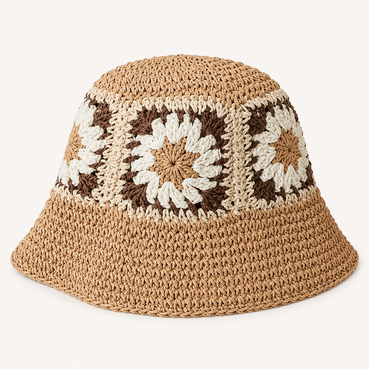 Beige Bucket Hat