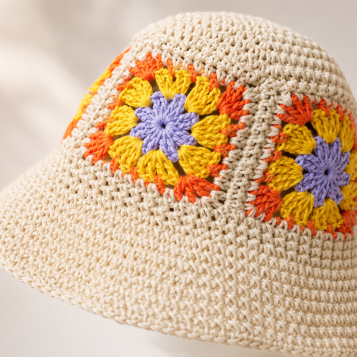 Orange & Blue Bucket Hat