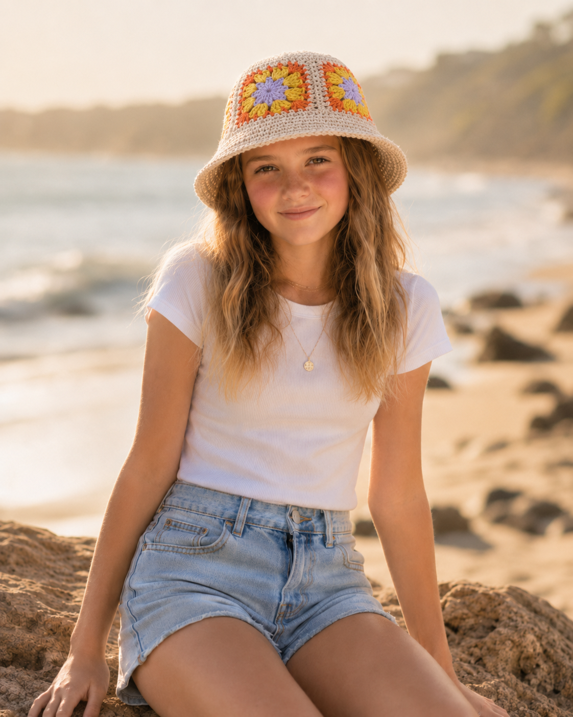 Orange & Blue Bucket Hat